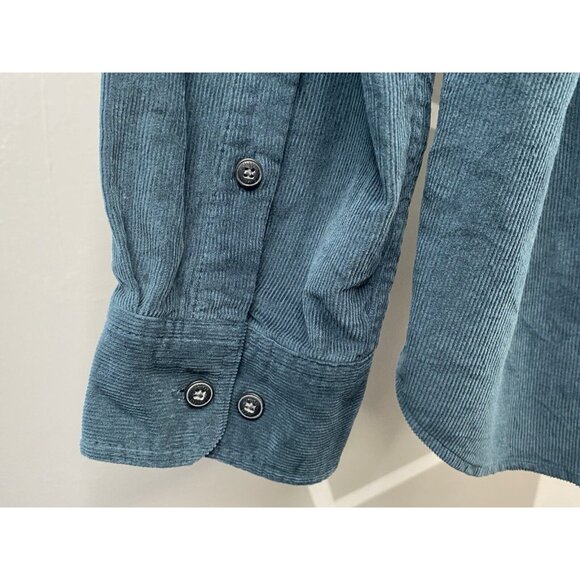 NWT Toad & Co Scouter Corduroy Shirt Men’s XXL Midnight Green Button Down - Picture 9 of 16